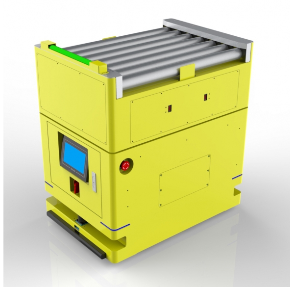 二维码导航滚筒对接式AGV QR code navigation drum butt AGV