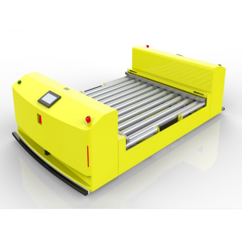 双舵轮滚筒对接式AGV Double wheel drum butt AGV