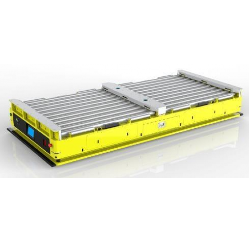 双舵轮双排滚筒对接式AGV Double wheel double drum butt AGV