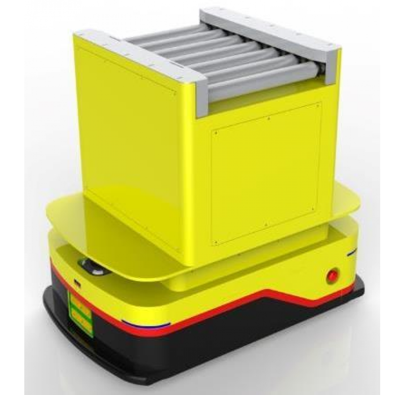 激光SLAM导航滚筒对接式AGV Laser SLAM navigation wheel docking AGV